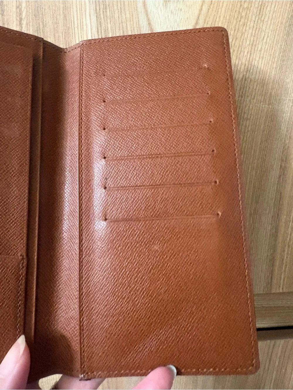 Authentic Louis Vuitton monogram long bifold wallet